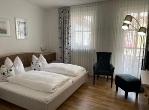 Voodi või voodid majutusasutuse Hotel Gasthof Krapp toas