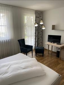 Voodi või voodid majutusasutuse Hotel Gasthof Krapp toas