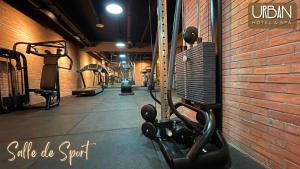 Fitness centrum a/nebo fitness zařízení v ubytování Urban Hotel & Spa