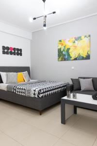 Posteľ alebo postele v izbe v ubytovaní K6 Fashion Sparta Apartment