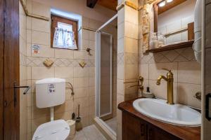 Koupelna v ubytování Villa Gora