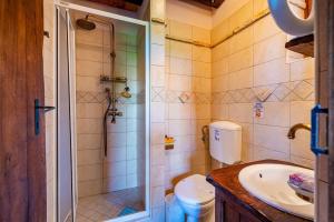 Koupelna v ubytování Villa Gora