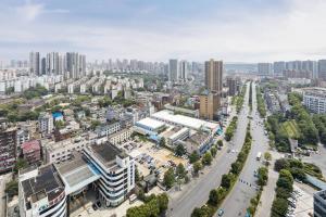 长沙景观或在酒店看到的城市景观