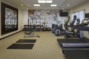 Fitness centrum a/nebo fitness zařízení v ubytování SpringHill Suites by Marriott Toronto Vaughan