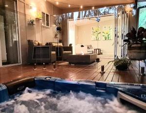 潘达努斯温泉度假屋的休息区