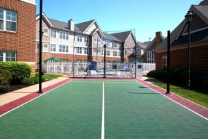 a tennis court in front of a building at Residence Inn by Marriott Cleveland Mentor in Mentor