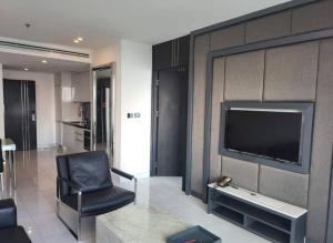 TV a/nebo společenská místnost v ubytování Pattaya High floor sea view 2 bedroom
