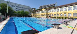 Bazén v ubytovaní Budapest Csaszar Hotel alebo v jeho blízkosti