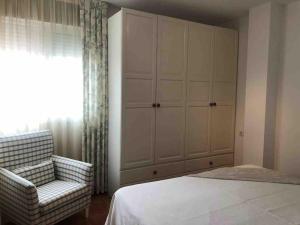 Ένα ή περισσότερα κρεβάτια σε δωμάτιο στο A un paso de la playa. Parque natural Cabo de Gata