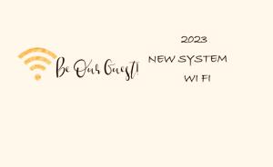 a sign that says be our best new system at Hotel Belvedere in Forte dei Marmi