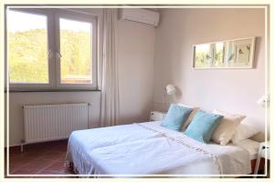 Postel nebo postele na pokoji v ubytování Villa La Higuera
