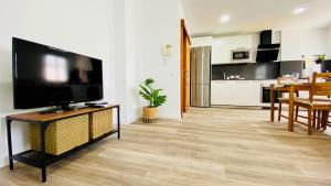 TV a/nebo společenská místnost v ubytování Suite Dream Capricho