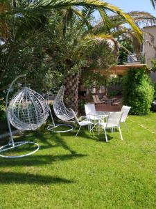 A garden outside Studios Periklis