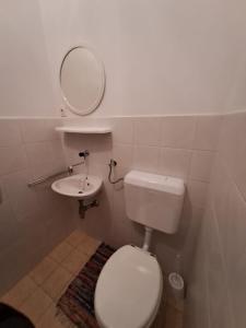 Koupelna v ubytování Apartments Berny