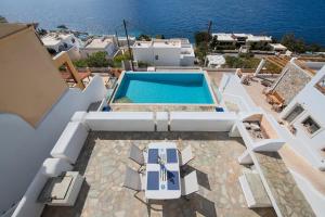 Pemandangan kolam renang di White Pearl Villa Kalymnos - 2bdr & Private Pool atau berdekatan