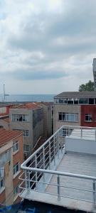a view of a balcony of a city with buildings at LAOS OTEL in Istanbul