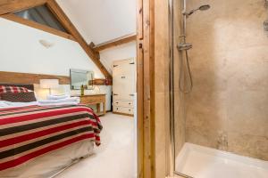Postel nebo postele na pokoji v ubytování Orchard Barn