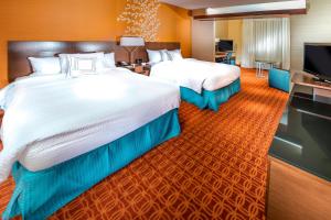 En eller flere senger på et rom på Fairfield Inn & Suites by Marriott Twin Falls