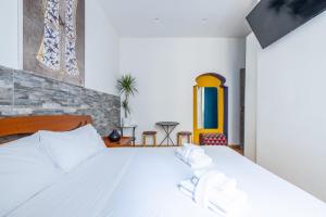 Postel nebo postele na pokoji v ubytování VG [ROME CENTER] Double Room