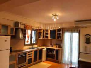 Η κουζίνα ή μικρή κουζίνα στο Horizon Blue Loft