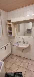 Koupelna v ubytování Ferienwohnung Vido - Nordhalben