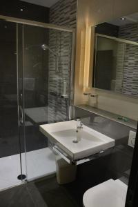 Koupelna v ubytování Hotel Fiesa