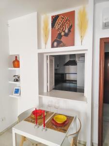 Dapur atau dapur kecil di Apartamento La Habana Vieja