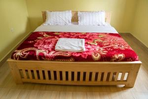 Postel nebo postele na pokoji v ubytování Ntebeko Homestay