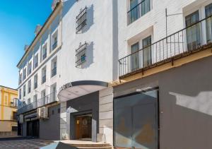 Budova, kde se aparthotel nachází
