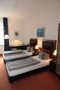 En eller flere senge i et værelse på Das Kohnstamm