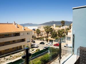 a view from the balcony of a building at Lankarifa Apartment in Tarifa