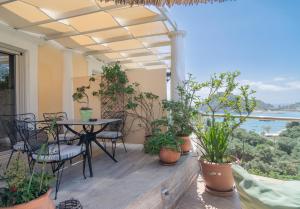 Balkón alebo terasa v ubytovaní Aris Apartments