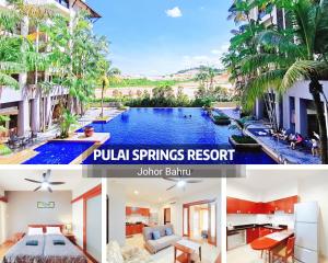 【Amazing】Pool View 2BR Suite @ Pulai Springs Resort客房内的一张或多张床位