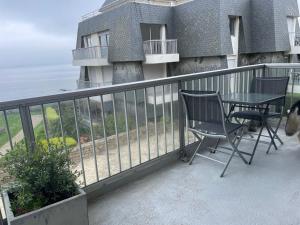 Balkon lub taras w obiekcie Appt T2 vue imprenable sur Mer