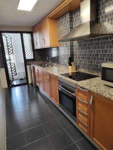 Køkken eller tekøkken på Full apartment with private pool