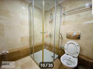 Koupelna v ubytování Alanya gold city hotel main building 3 bedroom apartment