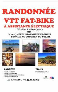 Un folleto de asistencia en bicicleta en Idéal logement Cargese 4 en Cargèse