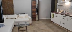 Køkken eller tekøkken på Gästewohnung Cottbuser City