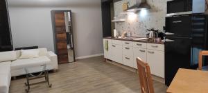 Køkken eller tekøkken på Gästewohnung Cottbuser City