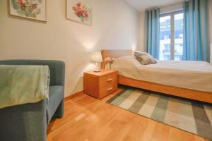 Een bed of bedden in een kamer bij Apartament Casa Marina 316