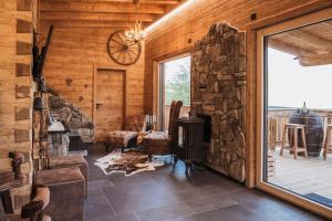 Romantikchalet Fuchsbau的休息区