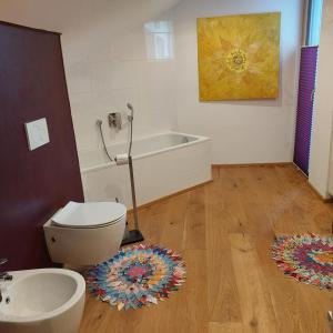 Koupelna v ubytování Apartment Hirsch