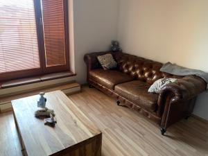 Гостиная зона в Apartament in the center of Poprad-free parking