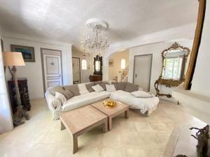 Posezení v ubytování Villa Daurus