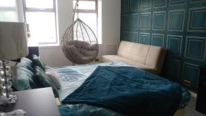 Postel nebo postele na pokoji v ubytování Dunoon Gourock Inverkip Apartment + 4 fotografie