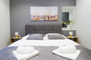 Postel nebo postele na pokoji v ubytování Split Urban Getaway double room