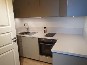 Kuchyň nebo kuchyňský kout v ubytování Villa Kolmården