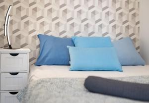 Katil atau katil-katil dalam bilik di Serenity ocean view apartment +12 gambar