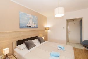 Postel nebo postele na pokoji v ubytování Rooms and apartments PALMA B&B