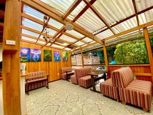 Posezení v ubytování Mistico Machupicchu Eco B&B